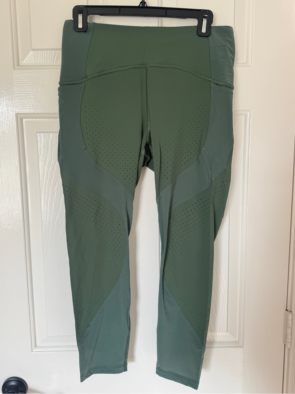 Lululemon High-Rise Green Performance Leggings